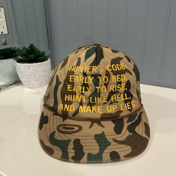 Vintage Camo Hunting Hat - Picture 1 of 6